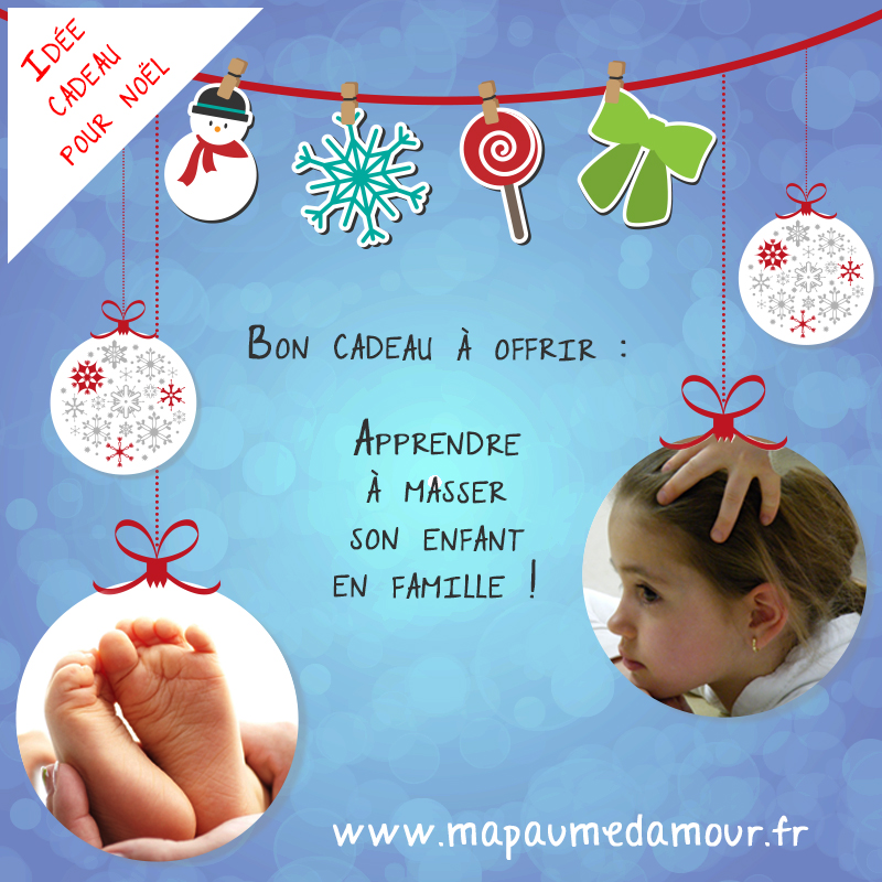 Idée cadeau pour Noël : la découverte du massage en famille !à Nancy et Toul, Meurthe-et-Moselle